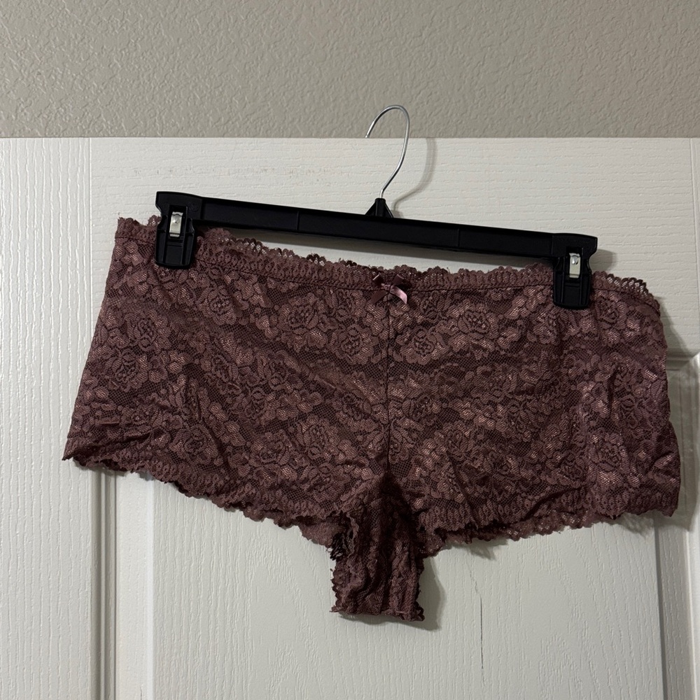 Torrid 3X Cheeky Lace Panties in Mauve